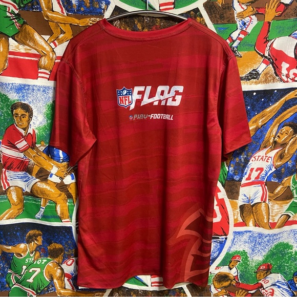 Mens Large Atlanta Falcons Flag Football Reversible Jersey - Picture 3 of 6